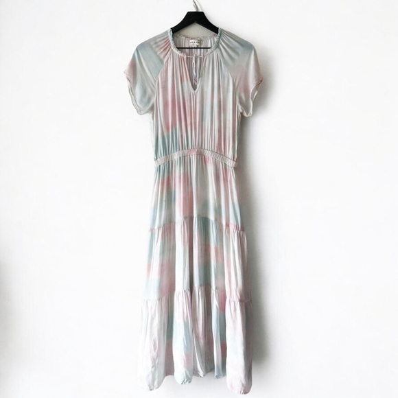 Cloth & Stone Dresses & Skirts - Cloth & Stone Pastel Tie Dye Maxi Dress Women's Size S